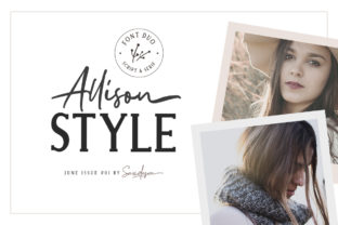 Allison Style Duo: The Perfect Typeface for Polished Brand Identity