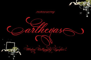 Arthevas: The Modern Calligraphy Typeface for Authentic Branding