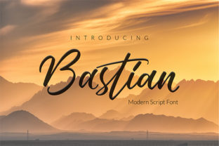 Bastian: A Handmade Script Typeface for Authentic Brand Identity