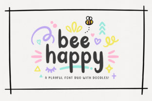Boost Your Brand with the Bee Happy Duo Typeface