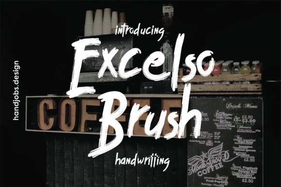 Excelco Brush: The Perfect Script Font for Handmade Brands