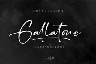 Gallatone: A Premium Script Typeface for Editorial Design