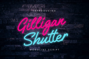 Gilligan Shutter: The Premium Script Font for Polished Brand Identity