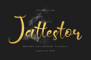 Jattestor: A Modern Calligraphy Typeface for Elegant Branding