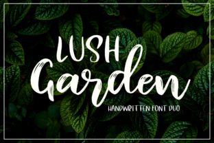 Lush Garden Duo: A Premium Typeface for Modern Web Design