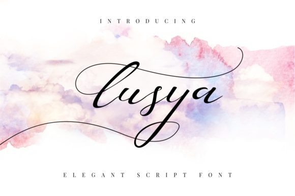 Lusya: The Elegant Script Font for Polished Brand Identity