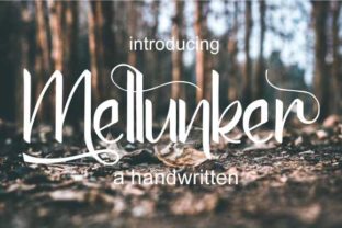 Mellunker: The Handwritten Typeface for Polished Small Business Branding