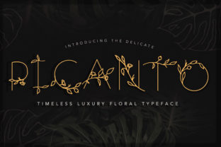 Picanto: The All-Caps Script Font for Modern Web Design