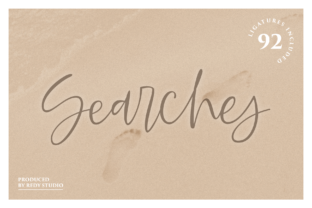 Searches: A Bold Script Typeface for Editorial Design