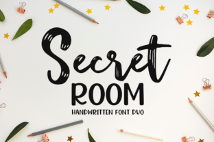 Secret Room Duo: A Playful Brush Typeface for Bold Branding