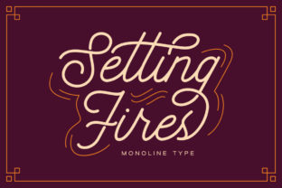 Setting Fires: The Vintage Script Font for Handmade Brands