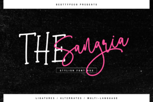 The Sangria Duo: A Premium Typeface for Handmade Creators