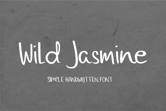 Wild Jasmine: The Handwritten Typeface for Your Next Craft Project